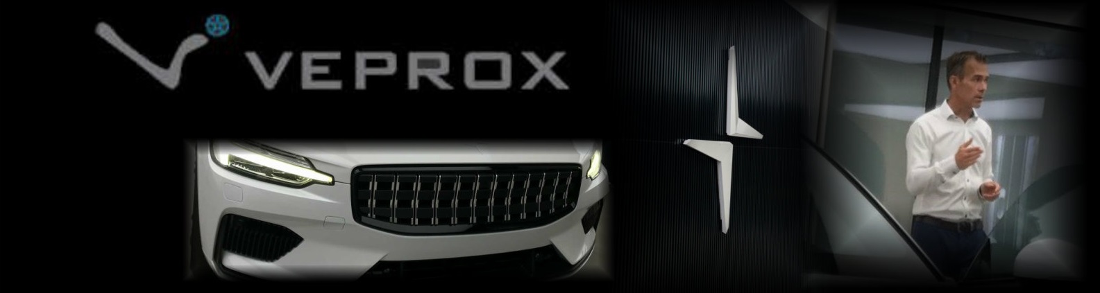 en man som håller tal bredvid en bil